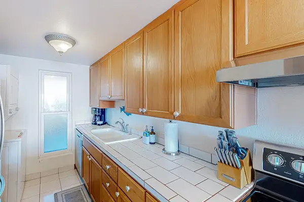 Fully stocked kitchen with all of the comforts from home.