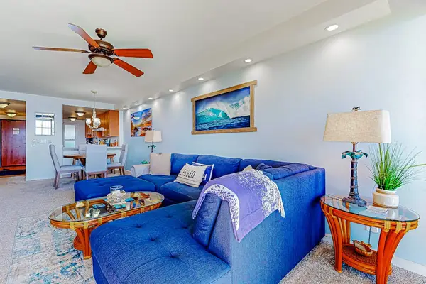 Open floor plan allows for not only comfort in the living room but lots of natural light.