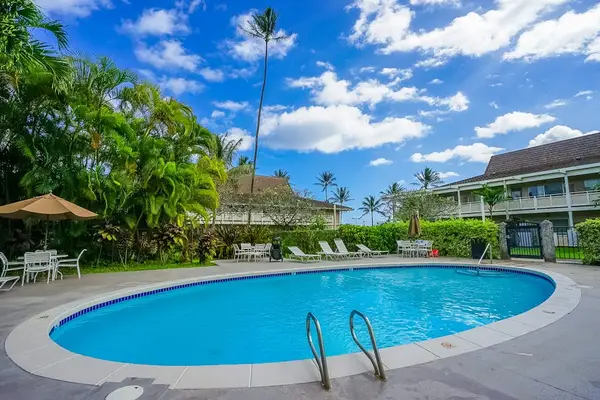 Resort Pool Surrounded By Tropical Beauty
