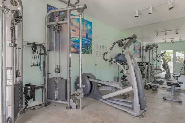 Fitness center to keep up your routine