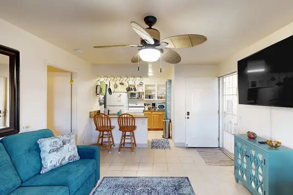 Spacious living room with open layout