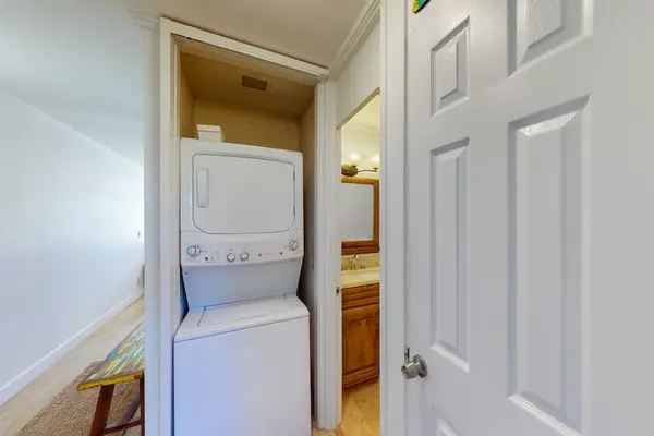 Convenient in-home laundry for a worry-free stay.