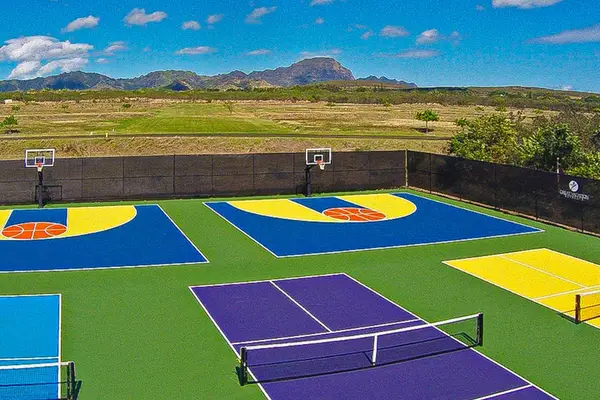 Enjoy a game of tennis during your stay