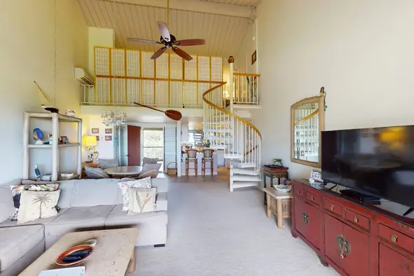 Unwind in this airy living room after exciting island adventures