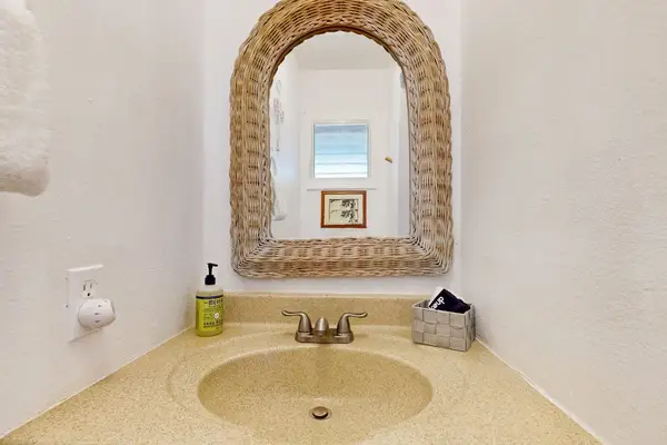 Convenient Half Bathroom For Added Comfort