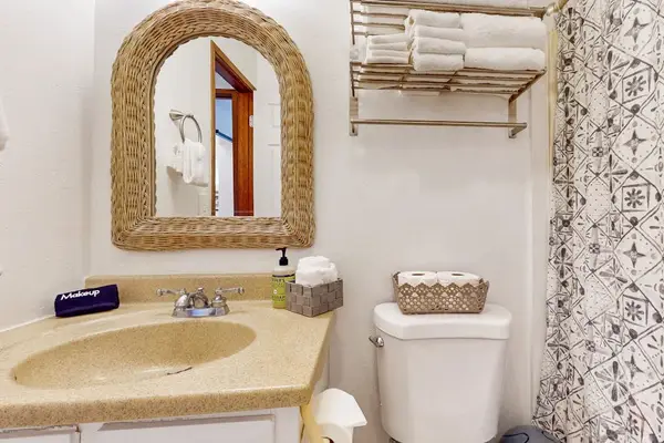 Fresh Bathroom With Island Inspired Style
