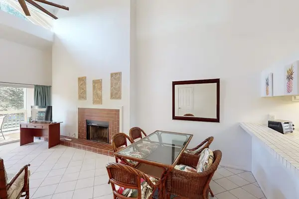 Dining room for seating for entire family, open to the kitchen and living room.