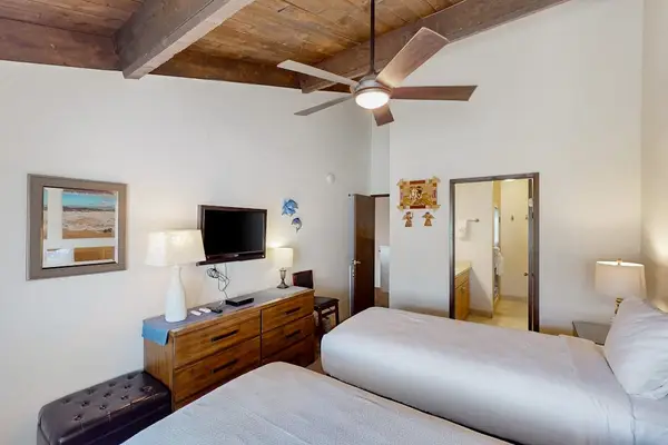 Cozy Bedroom With TV