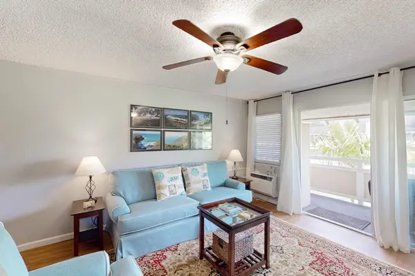 Updated new condo with a sofa bed for extra guests with a flat screen tv.