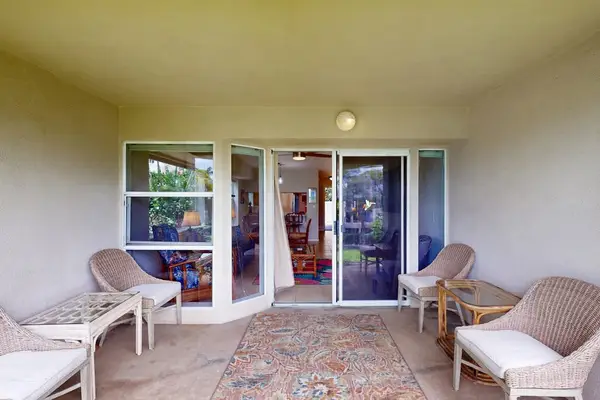 Covered Lanai Made For Relaxing Afternoons