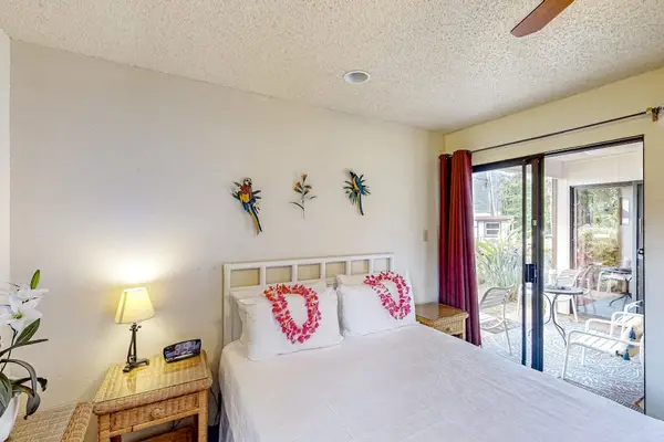 Bright Bedroom With Lanai Access