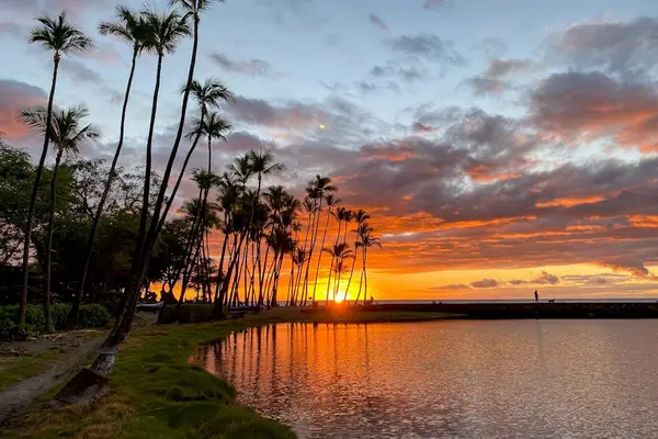Sunset Reflections Over Paradise