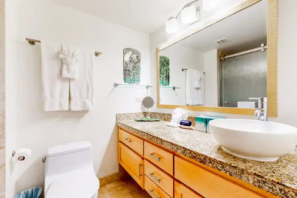 Spa Inspired Bathroom With Coastal Elegance