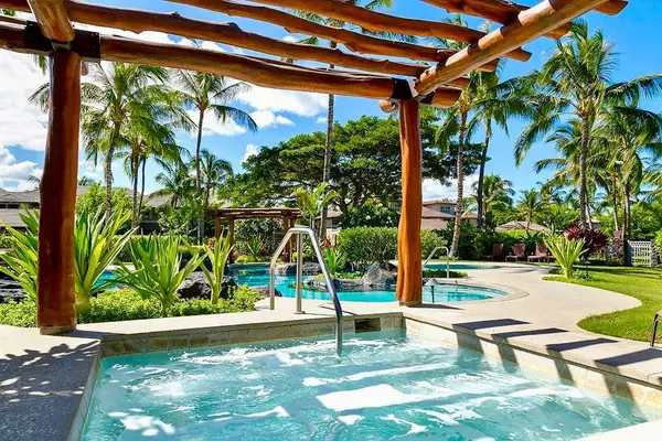 Relaxing Hot Tub Under Pergola