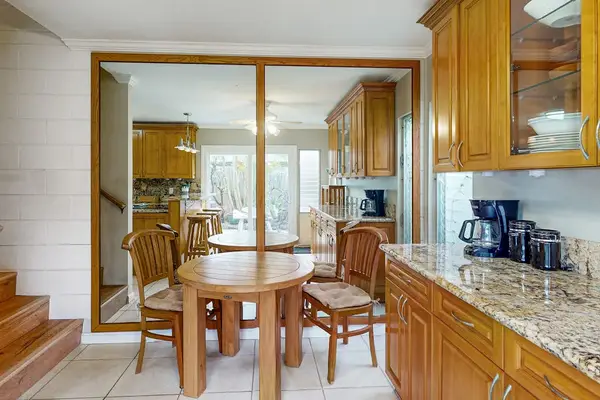 Share laughter and favorite recipes around this comfortable dining space every day