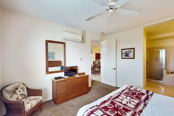 Comfortable Bedroom With Workspace