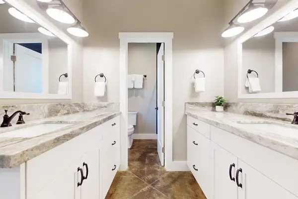 Double Vanity Bathroom With Spa-Like Comfort
