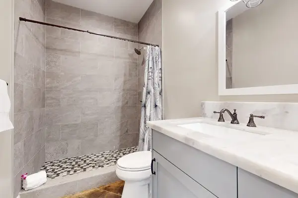 Refresh In A Stylish Walk-In Shower