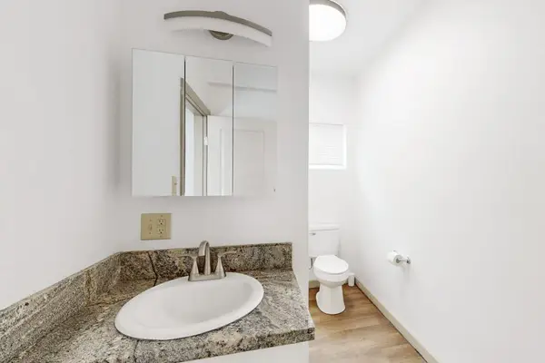 Refresh and recharge in a clean and comfortable full bathroom designed for your convenience.