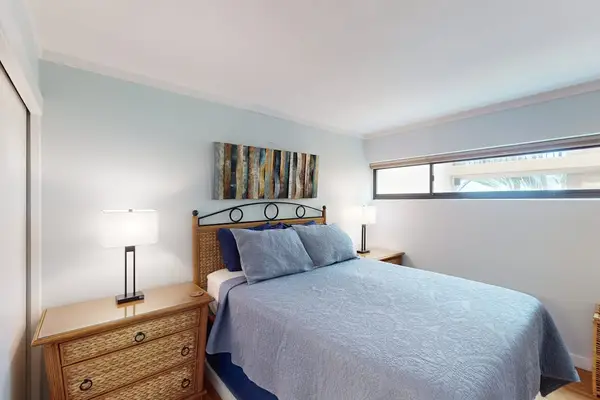 Cozy queen bedroom designed for restful nights