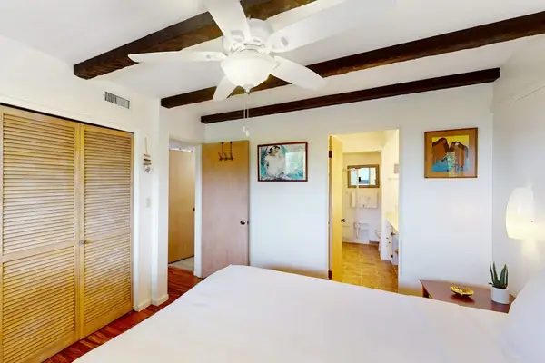 King Suite with Vaulted Beamed Ceilings