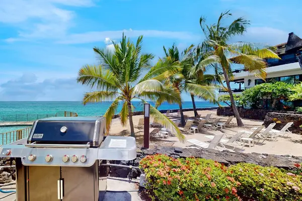Oceanfront Outdoor BBQ Area