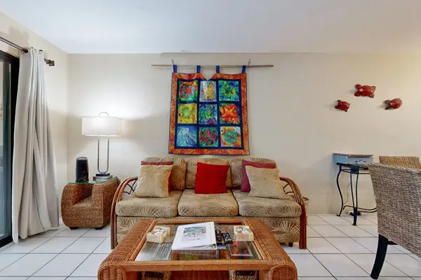 Living room with sofa bed