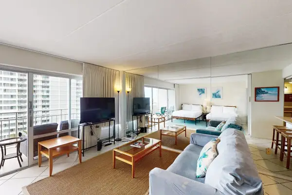 Relax in the living room overlooking beautiful marina views every single day