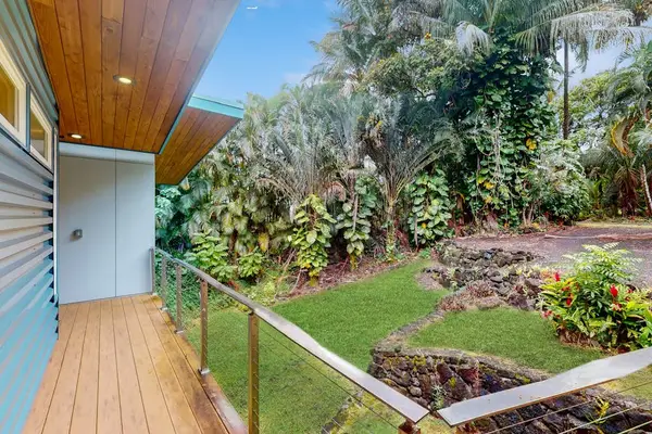 A quiet, private outdoor space tucked into the garden