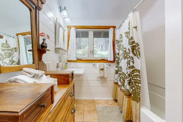 Bright bathroom with a spacious double vanity