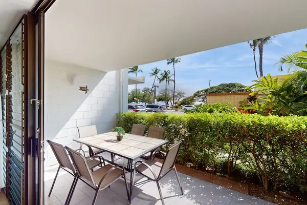 Covered Private Patio Dining Area
