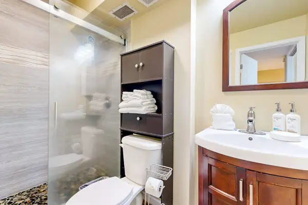 Spa Inspired Bathroom With Walk In Shower