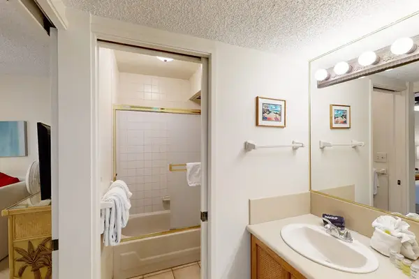 Fresh And Inviting Guest Bathroom