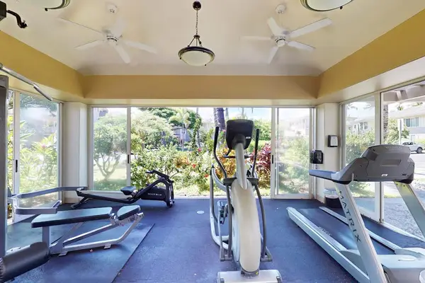 On-Site Fitness Center with Cardio & Weight Equipment