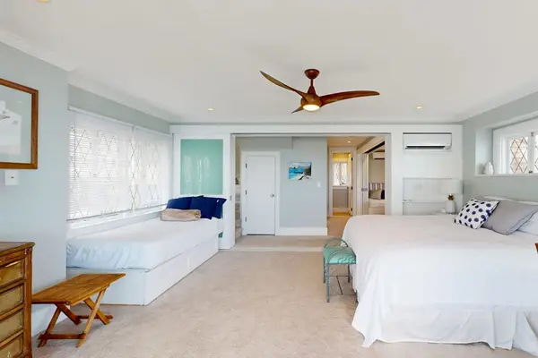 End every exciting day with peaceful sleep in cozy upstairs comfort together