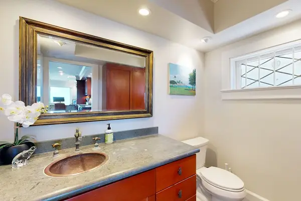 Convenient downstairs bathroom for everyday comfort throughout your memorable stay always