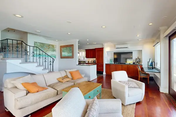 Gather with family and friends in the spacious living room every day