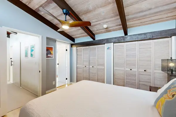 Make yourself at home in a peaceful space with generous storage for added convenience.