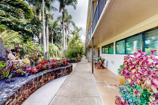 Beautifully Landscaped Resort Walkway