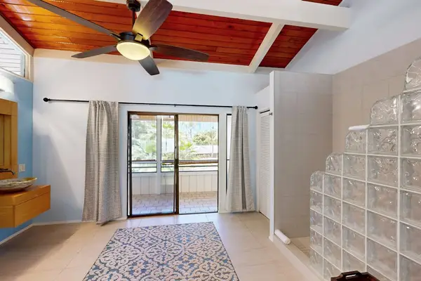 Primary Suite Entry with Private Balcony Access
