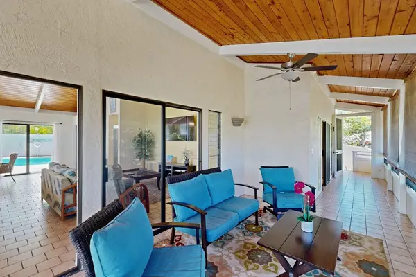 Covered Outdoor Patio Seating Area