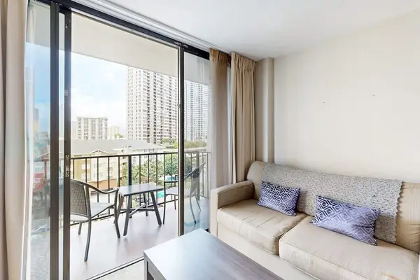 A versatile living space feature offering comfortable seating by day and a convenient sleeping option by night.