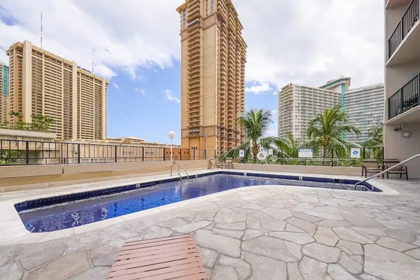 A relaxing space designed for guests to enjoy swimming, sunshine, and peaceful outdoor moments.