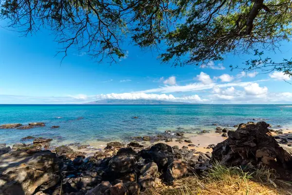 Scenic rocky beach nearby, perfect for a relaxing morning walk by the ocean.