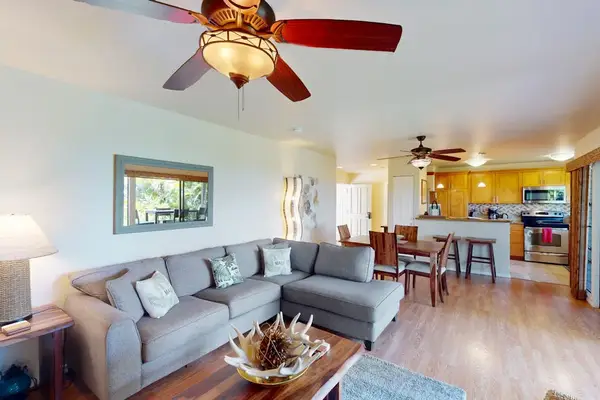 Inviting living room with easy access to outdoor spaces