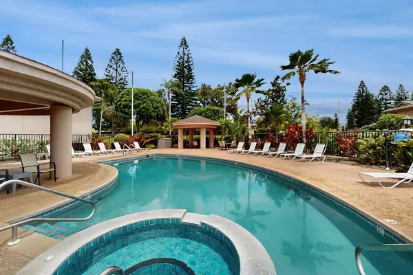 Resort Style Pool With Relaxing Spa