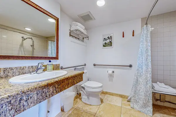 Spacious Bathroom With Resort Comfort