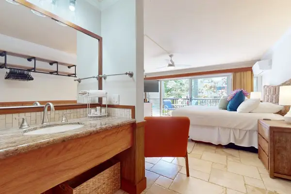 Vanity With Resort Inspired Touches