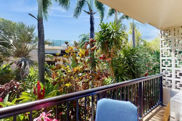 Private Lanai Overlooking Tropical Gardens