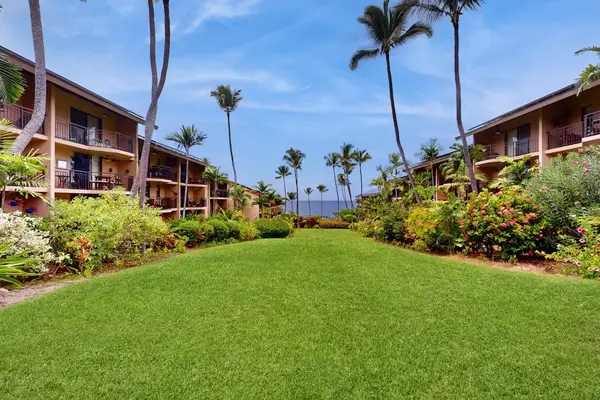 Manicured Grounds with Ocean Glimpse